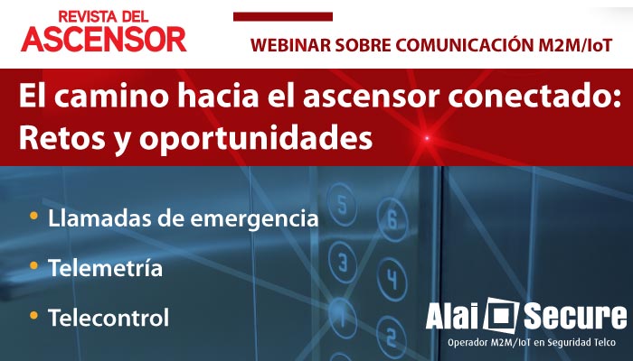 AlaiSecure - Noticia: Crónica Webinar “El camino hacia el ascensor conectado, retos y oportunidades”
